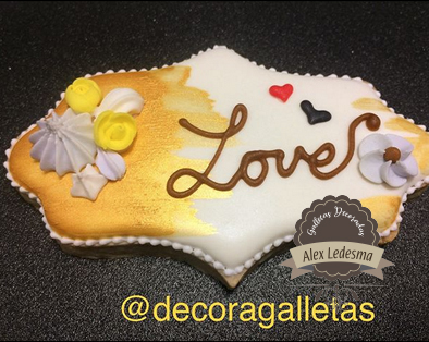 Galleta Love cookie