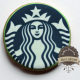Galleta Starbucks México impresión en hoja de azúcar